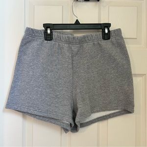 Aritzia sweat shorts grey - M
